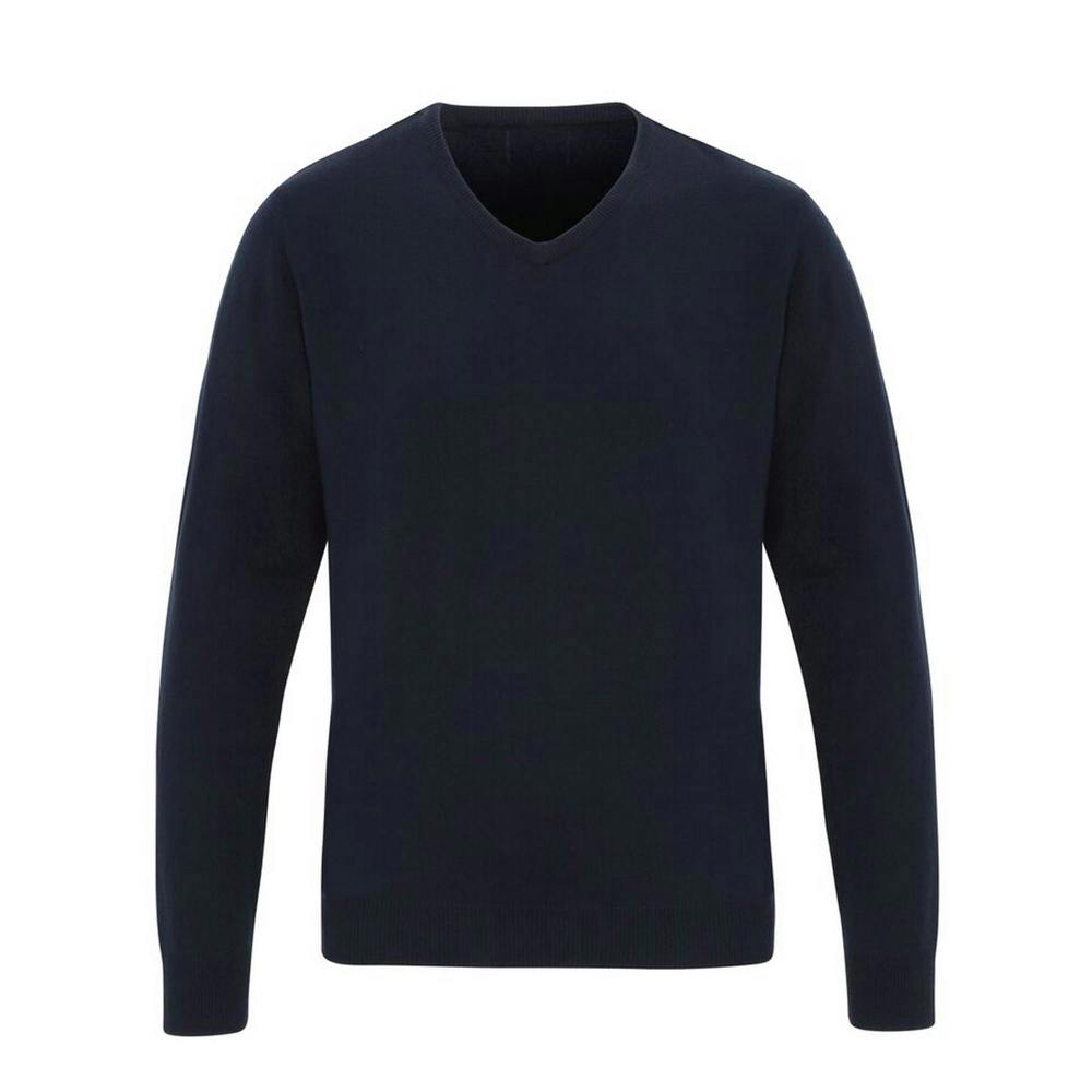 Premier Mens Essential Acrylic V-Neck Sweater - Navy - Navy