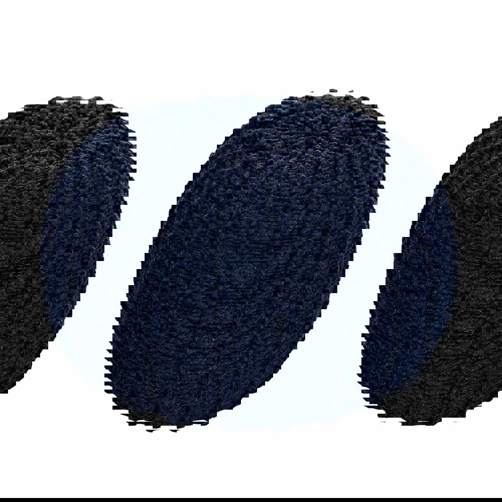 Zuri House Knitted pouffe, Small | NAVY BLUE
