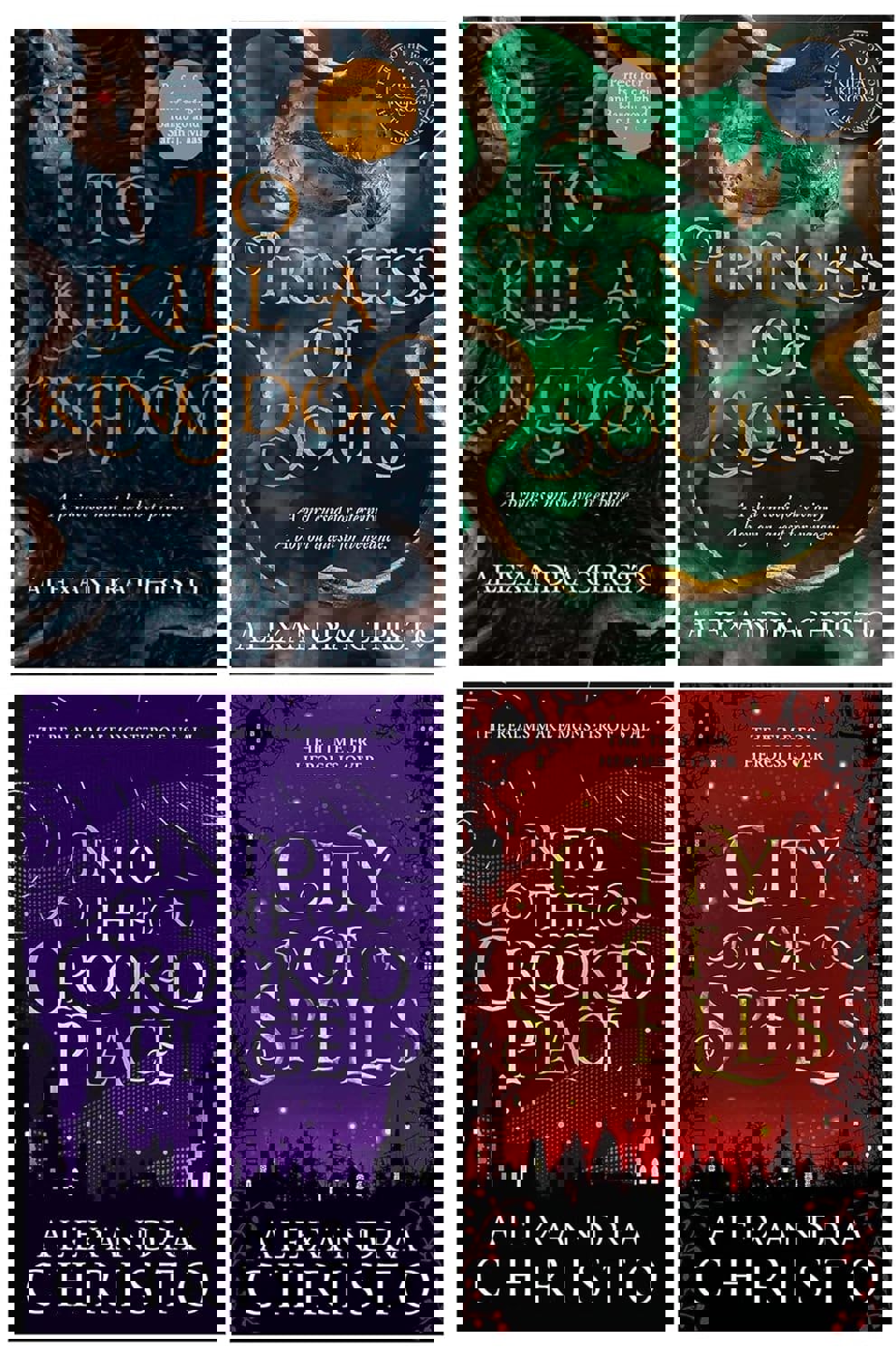 Into the Crooked Place & Hundred Kingdoms 4 Book Set Into The Crooked Place, City of Spells & more