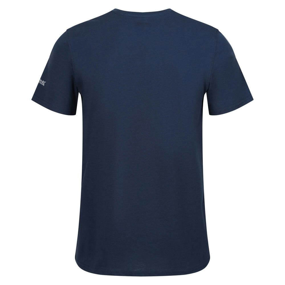 Regatta Mens Breezed IV Landscape T-Shirt - Moonlight Denim