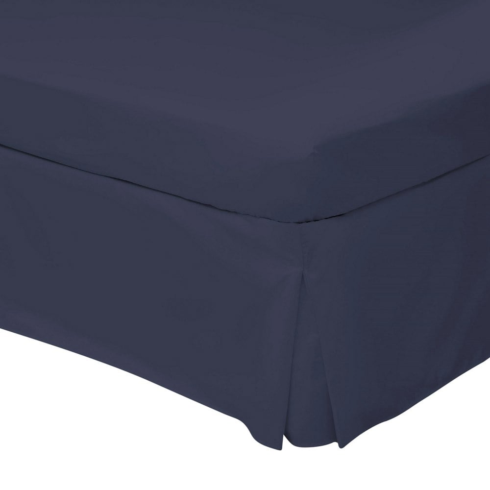 Belledorm Easycare Percale Platform Valance - Navy