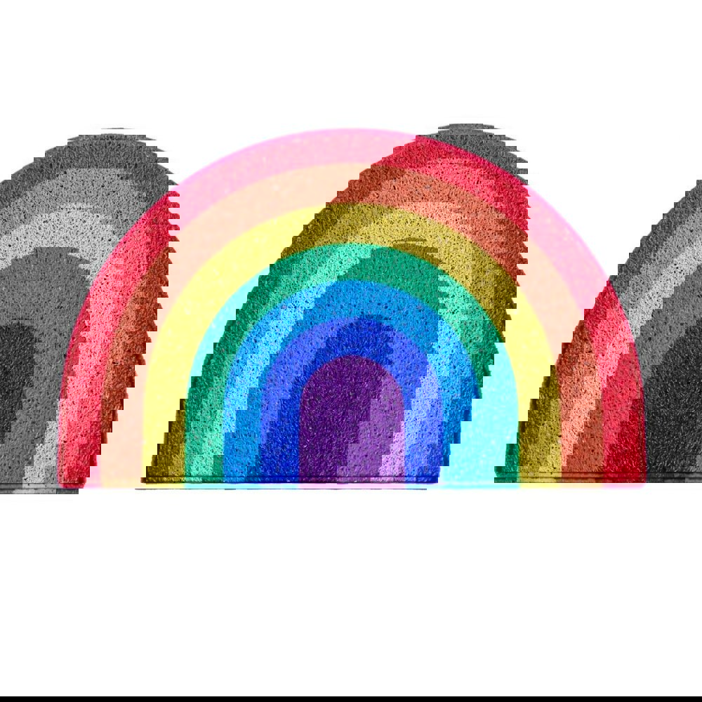 Oseasons Rainbow Medium Half Moon Doormat
