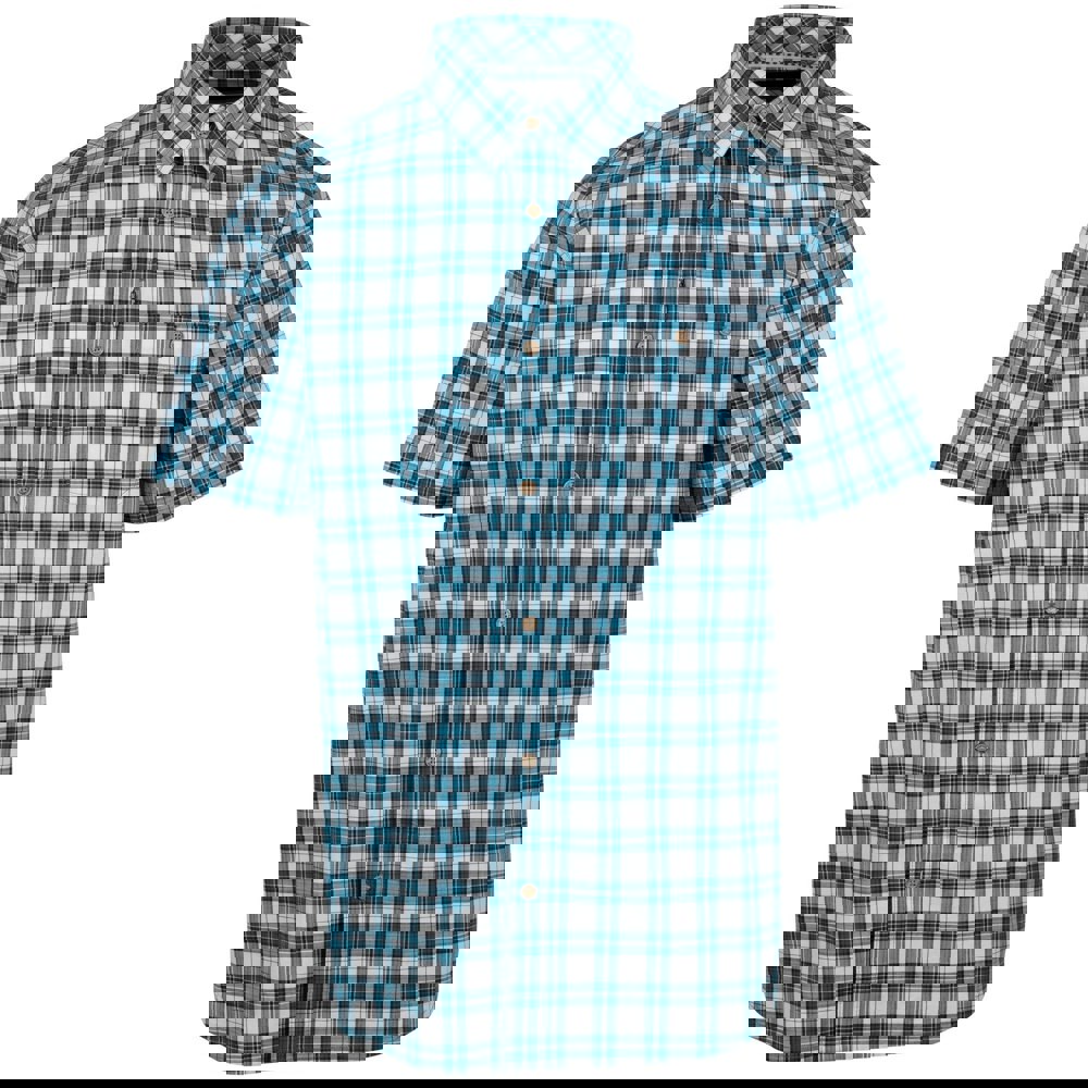 Trespass Mens Calcutt Shirt - Blue Check
