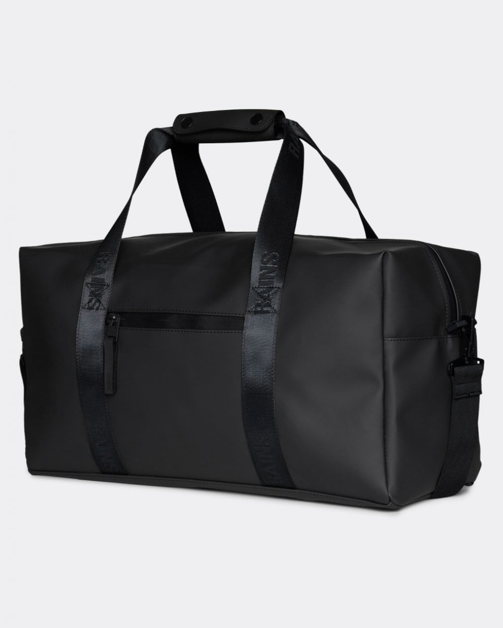 Rains Unisex Trail Gym Bag - 01 Black - CHO - Designer Unisex Bags