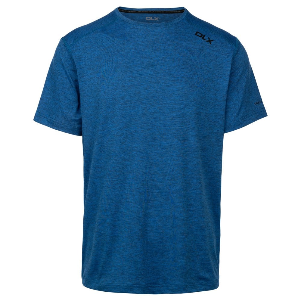 Trespass Mens Doyle DLX Marl T-Shirt - Blue Marl