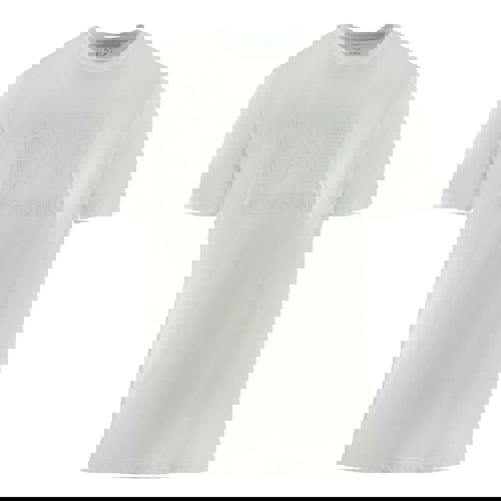 EA7 Box Logo T-Shirt - White