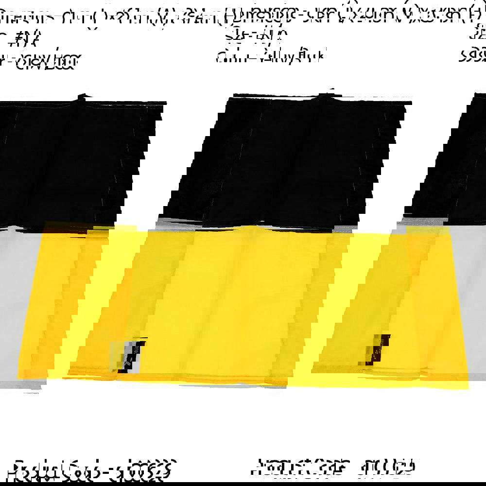 Single All Weather Football Corner Flag - YELLOW & BLACK - Outdoor Polyester