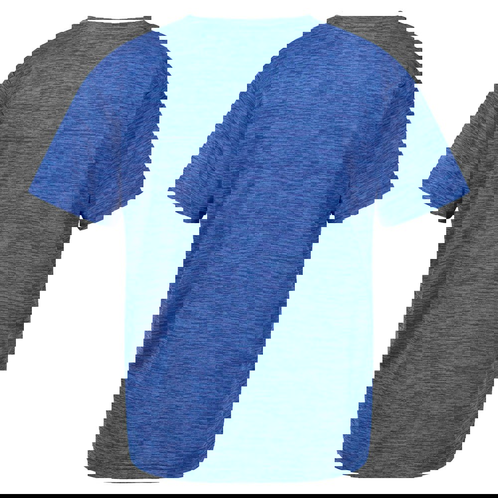 Regatta Childrens/Kids Findley Graphic Print Marl T-Shirt - Strong Blue
