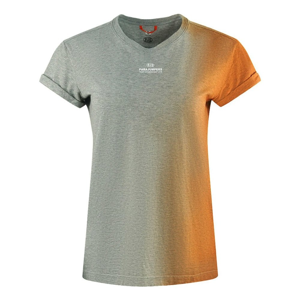 Parajumpers Shaded Tee Orange Grey Shaded T Shirt