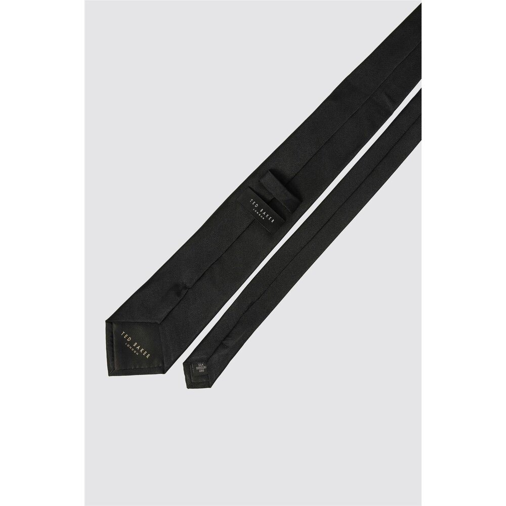 Ted Baker Black Silk Twill Tie