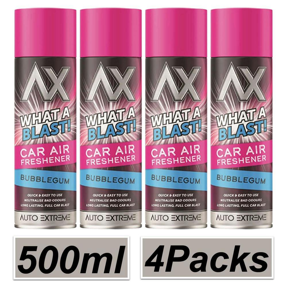 Auto Extreme 4X - What A Blast! Bubblegum Car Air Freshener Spray 500ml