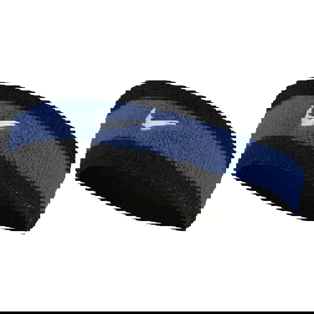 Nike Swoosh Headband - Black/Blue