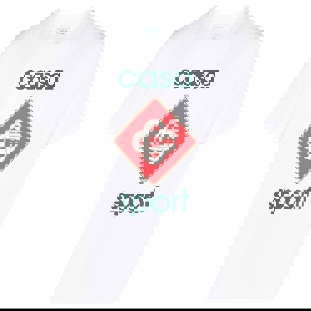 Casablanca Casa Sport Design White T-Shirt XS
