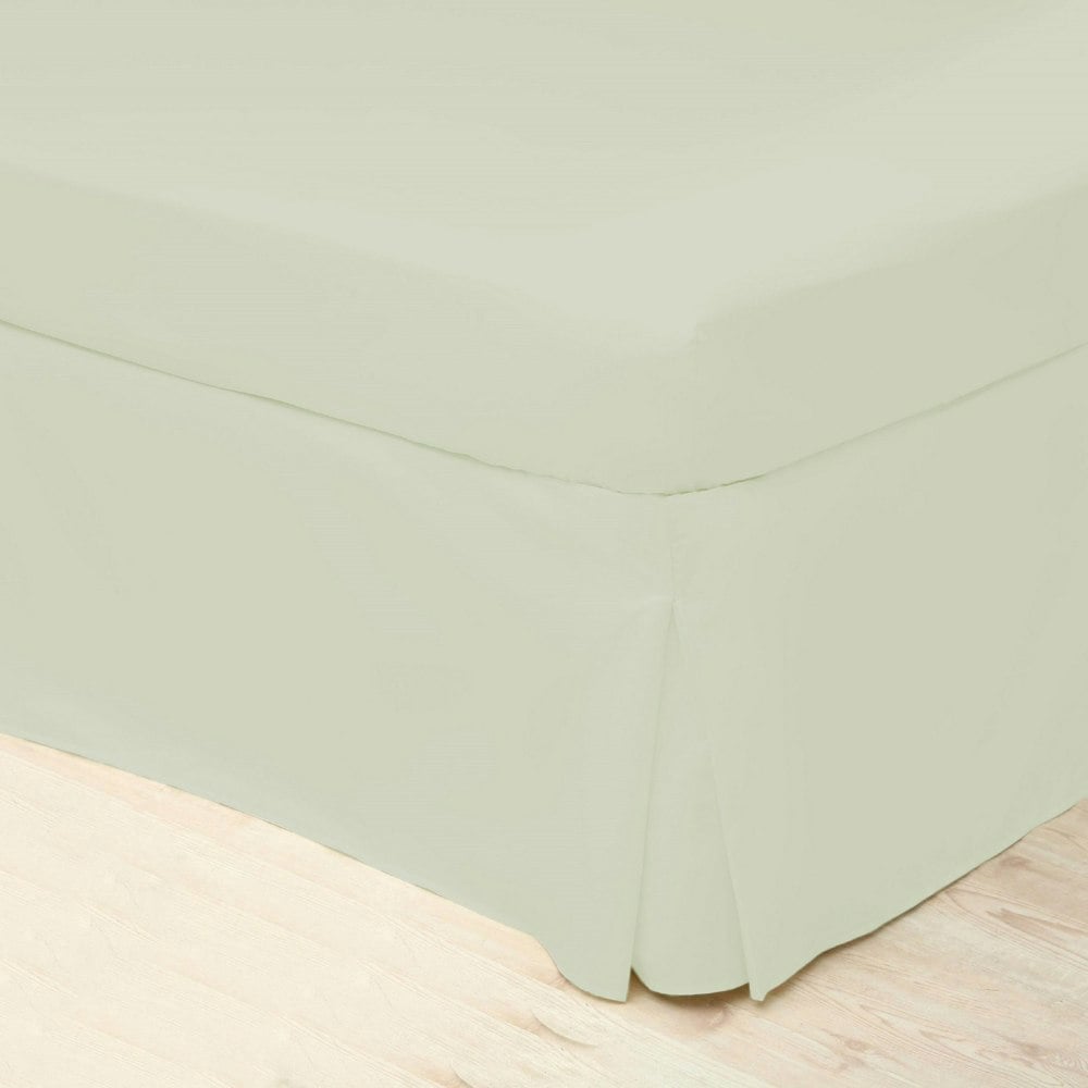 Belledorm Easycare Percale Platform Valance - Green Apple