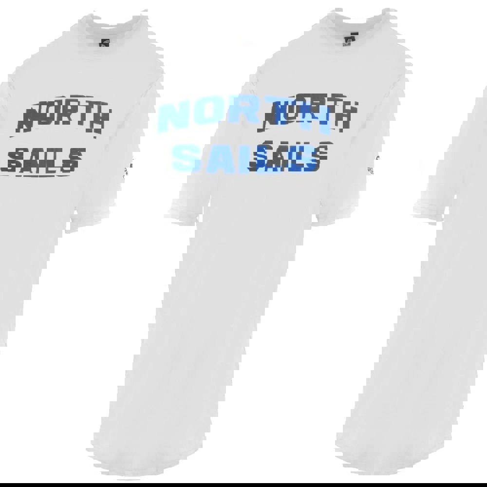 North Sails Block Brand Logo T-Shirt - White