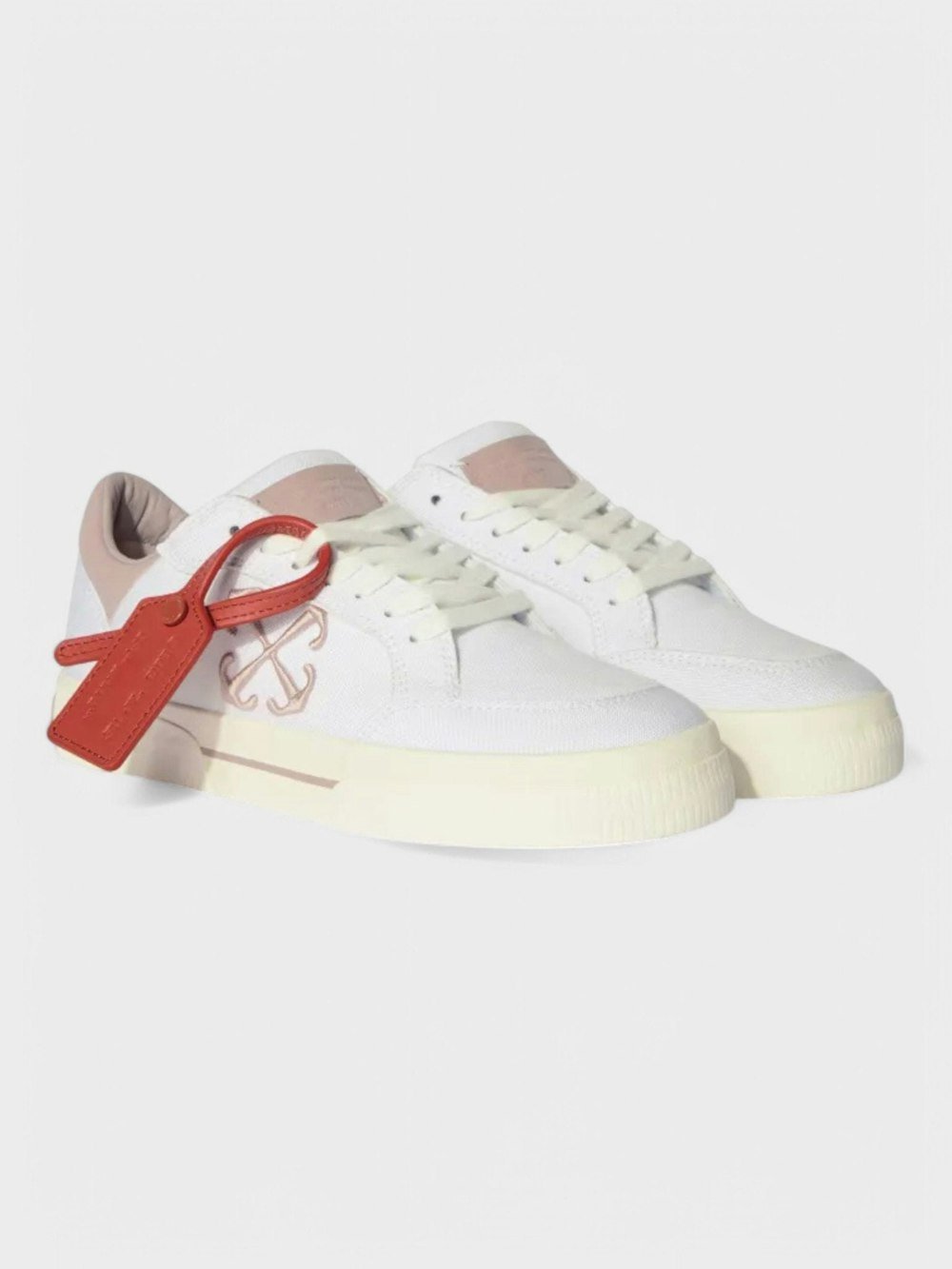 Off - White Wmns New Low Vulcanized 'White Light Pink' - Supplied FashionOff - White