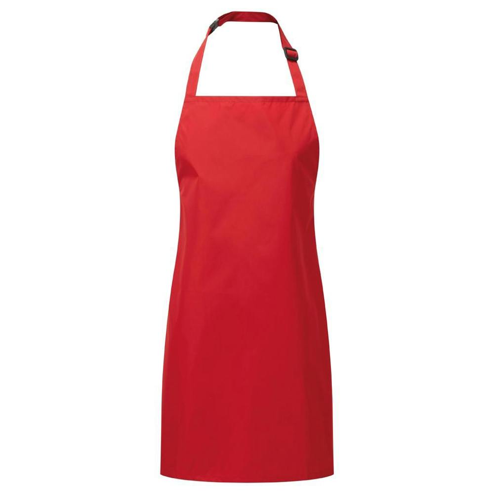 Premier Childrens/Kids Waterproof Apron - Red - Red - 100% Polyester