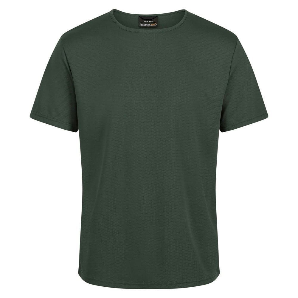 Regatta Mens Pro Reflective Moisture Wicking T-Shirt - Dark Green