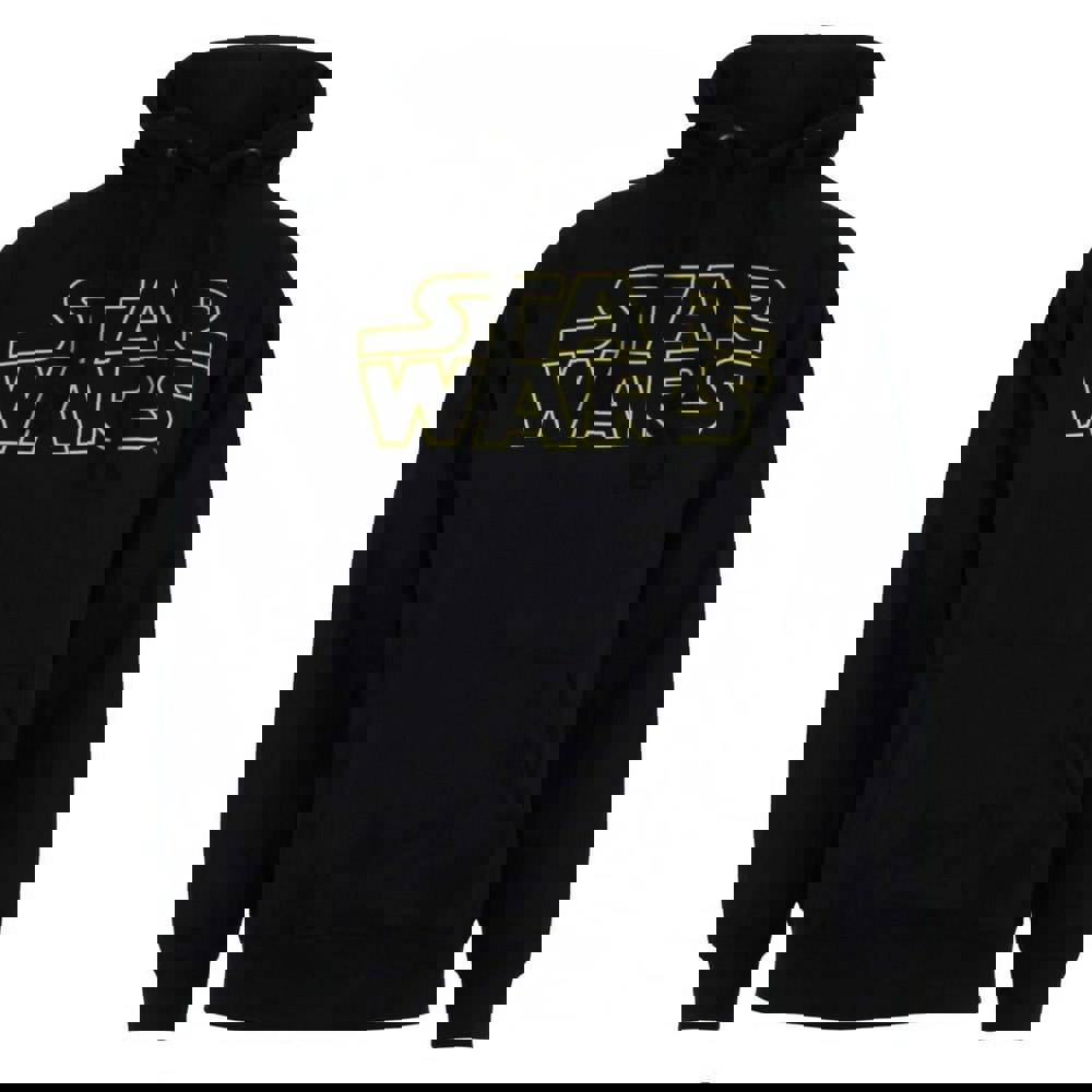 Star Wars Mens Logo Hoodie - Black