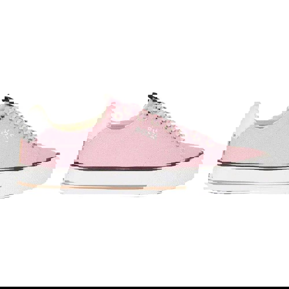 Boss Mens Aiden Leather Tennis Trainers - Pink