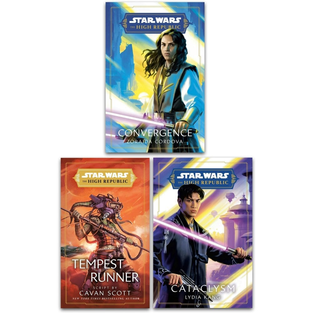 Star Wars High Republic Series 3 Book Set (Books 4-6) Tempest Runner, Convergence, Cataclysm