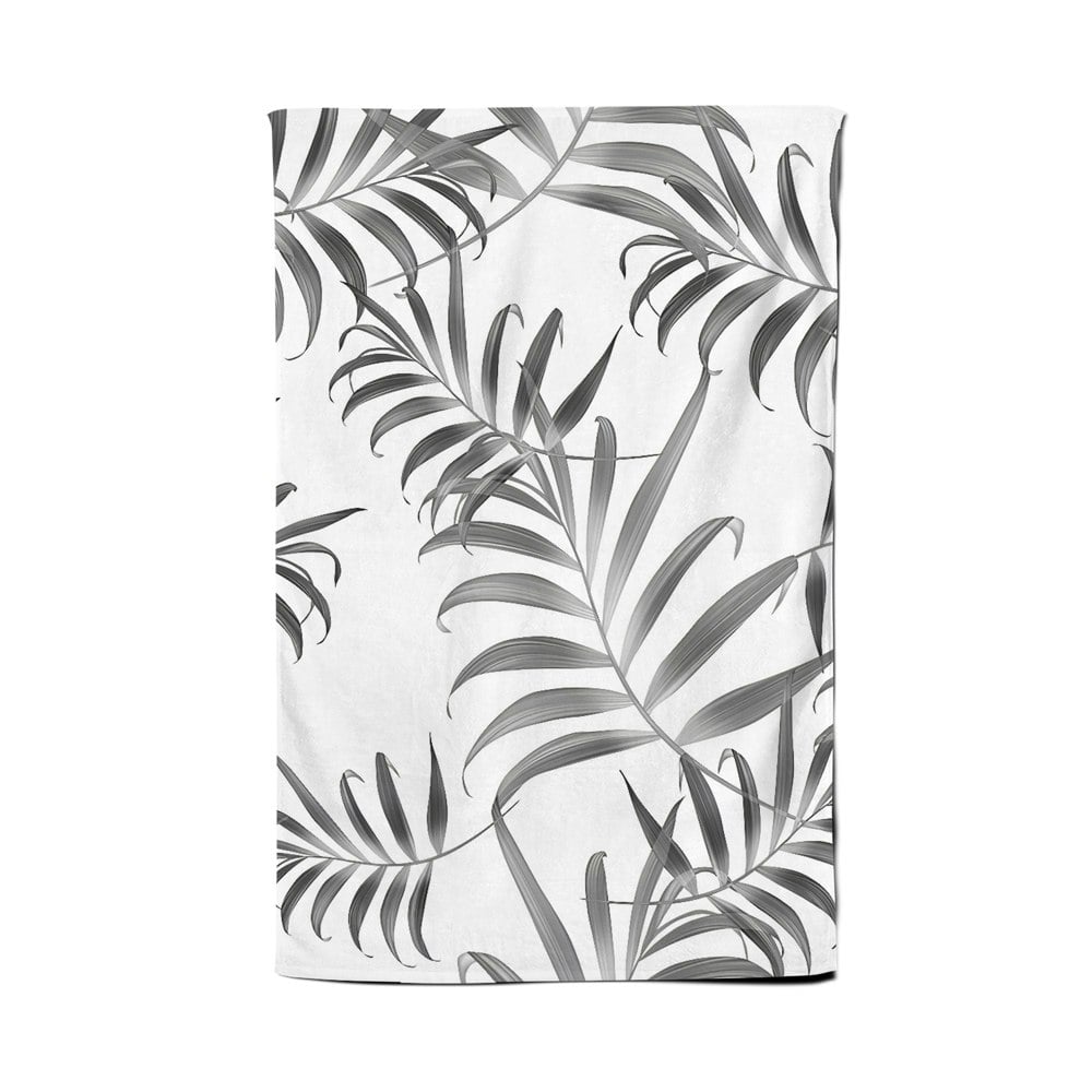 Warren Reed Hawaiian Style Palm Leaves Tea Towel