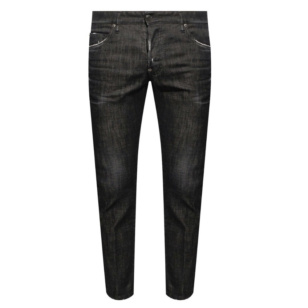 DSQUARED2 S74LB0985 S30357 SKATER JEAN 900 BLACK JEANS Mens 46