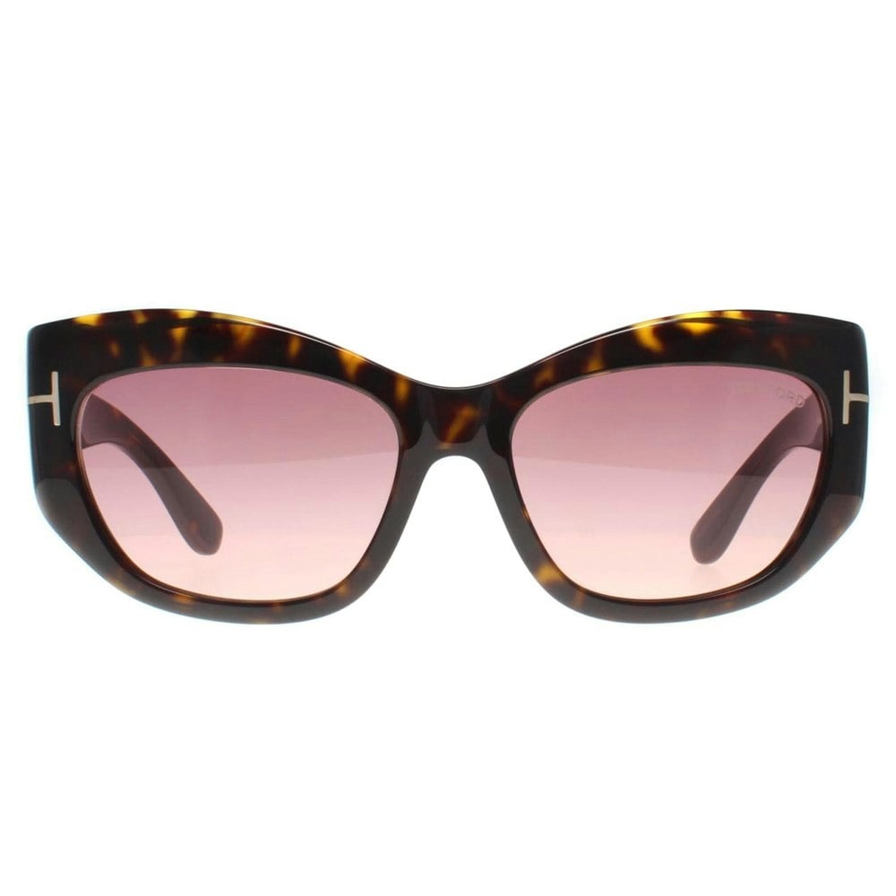 Tom Ford Sunglasses Brianna FT1065 52T Dark Havana Bordeaux Gradient