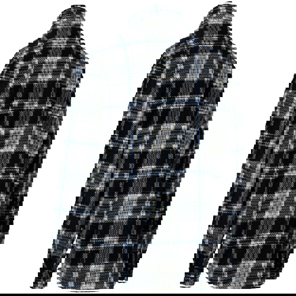 Trespass Mens Checkley Checked Microfleece Shirt - Black