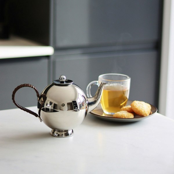 Spheres Tea Infuser Large Wicker Handle - Nick Munro