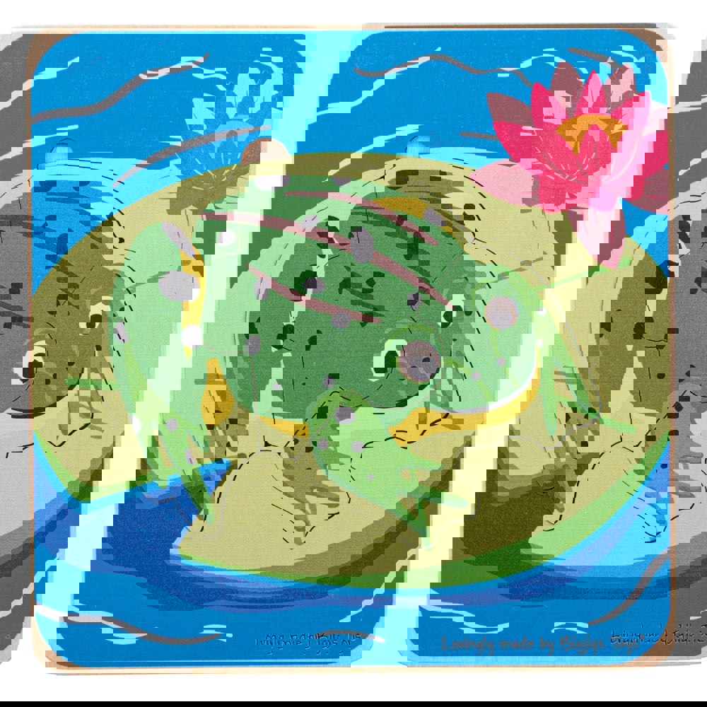 Bigjigs Toys Lifecycle Layer Puzzle - Frog