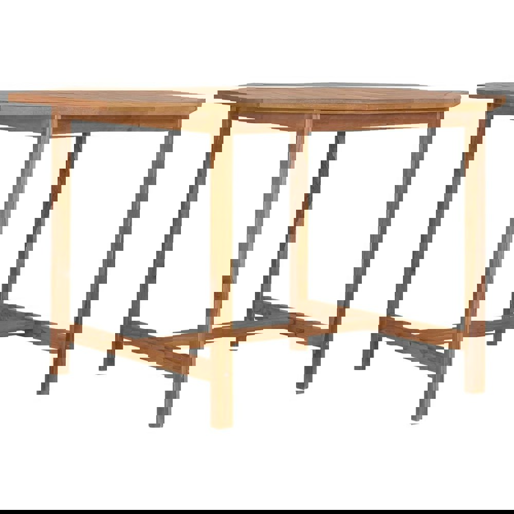 Berkfield Garden Dining Table 110x110x75 cm Solid Wood Teak