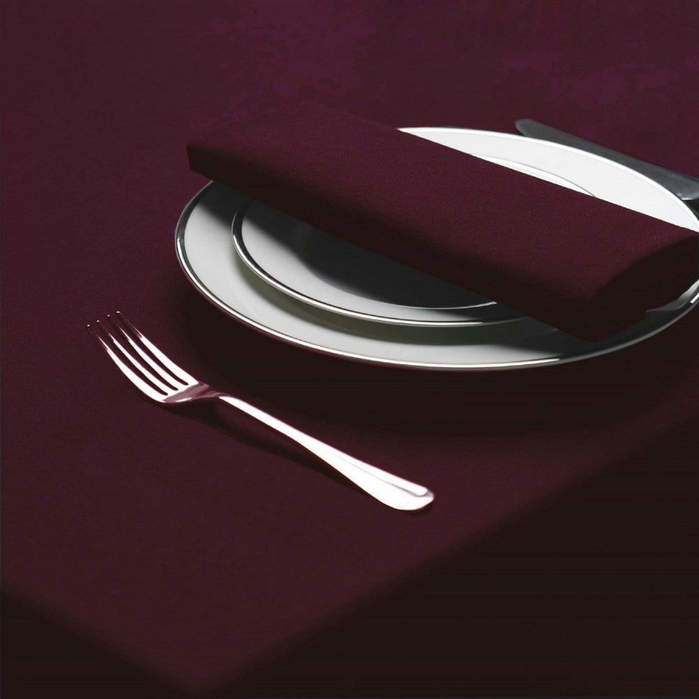 Belledorm Amalfi Rectangular Table Cloth - Maroon