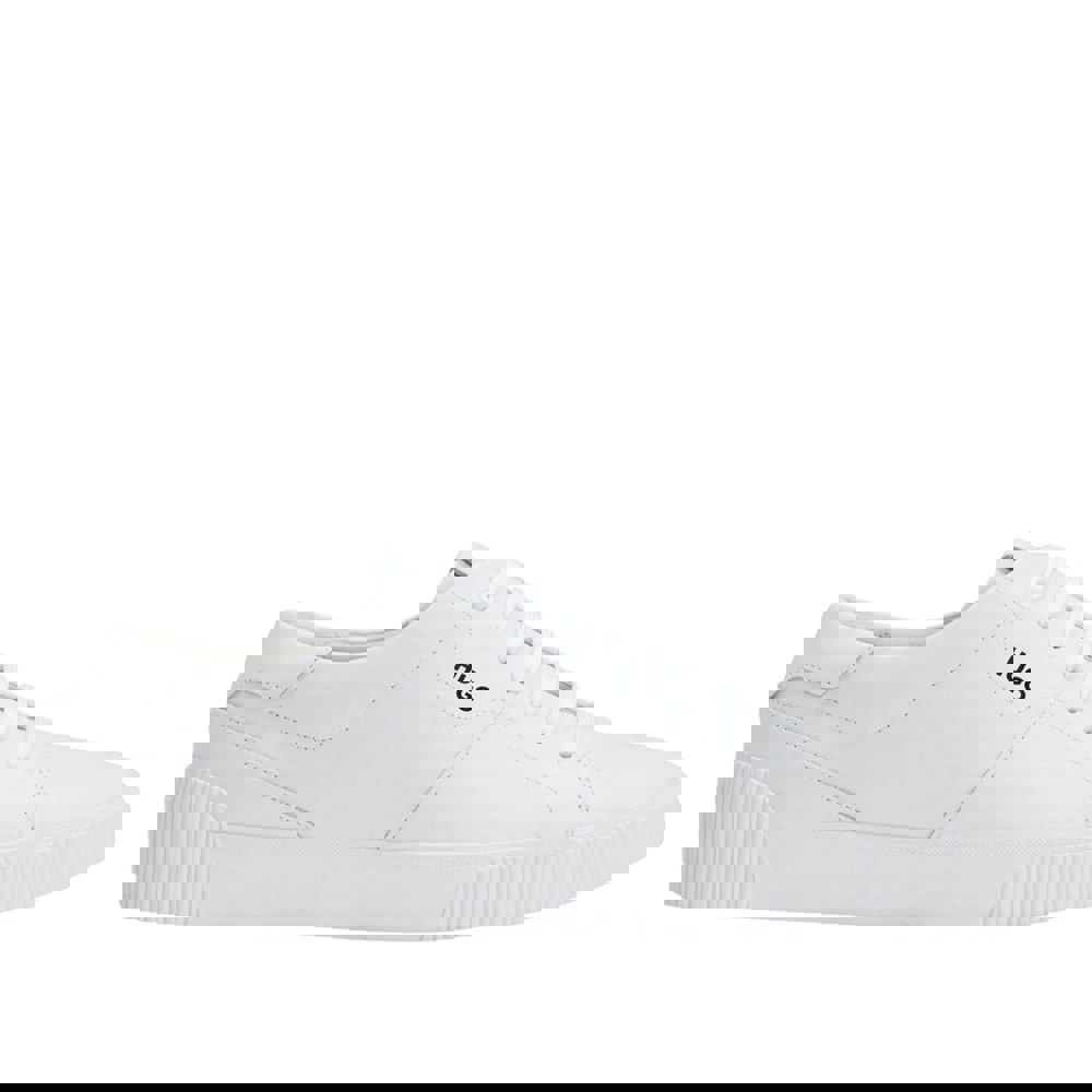 Hugo Mens Zero Leather Tennis Trainers - White