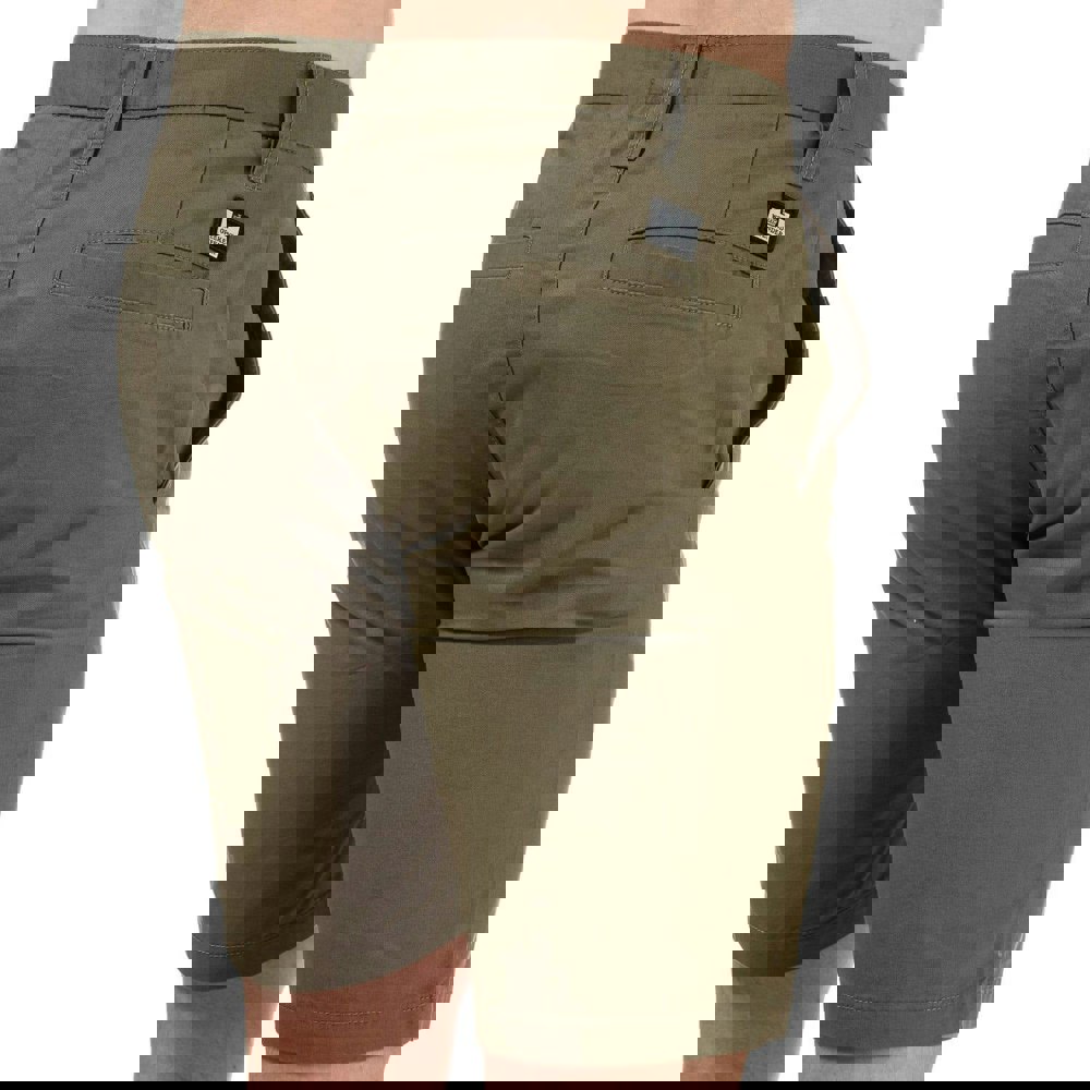 Weekend Offender Mens Dillenger Cotton Twill Shorts - Khaki