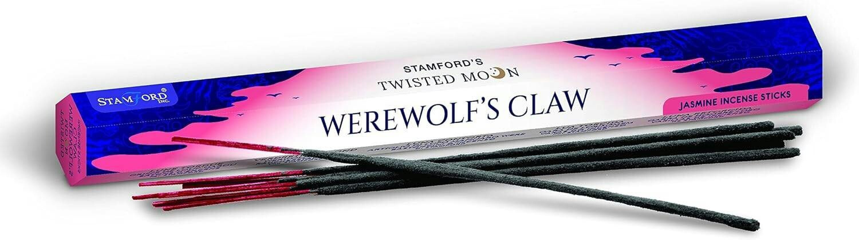 Stamford Twisted Moon Werewolf's Claw Jasmine Incense Sticks, 240 sticks
