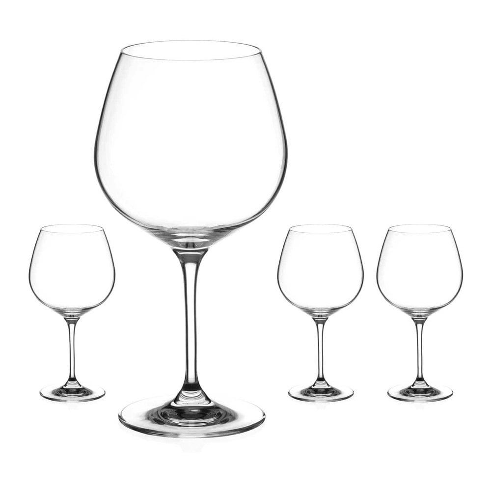 Diamante Auris Crystal Gin Glasses - Set of 4