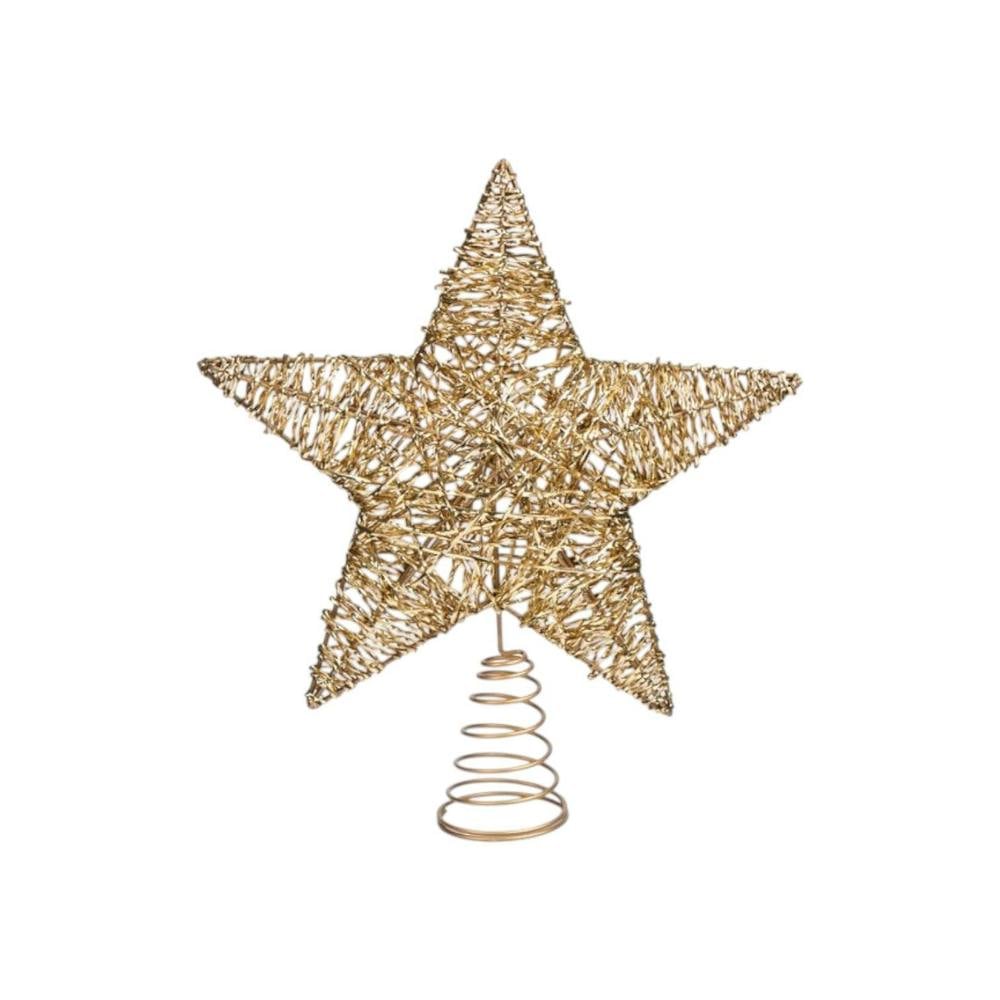 Garden Greatness Dazzling Gold Star Tree Topper