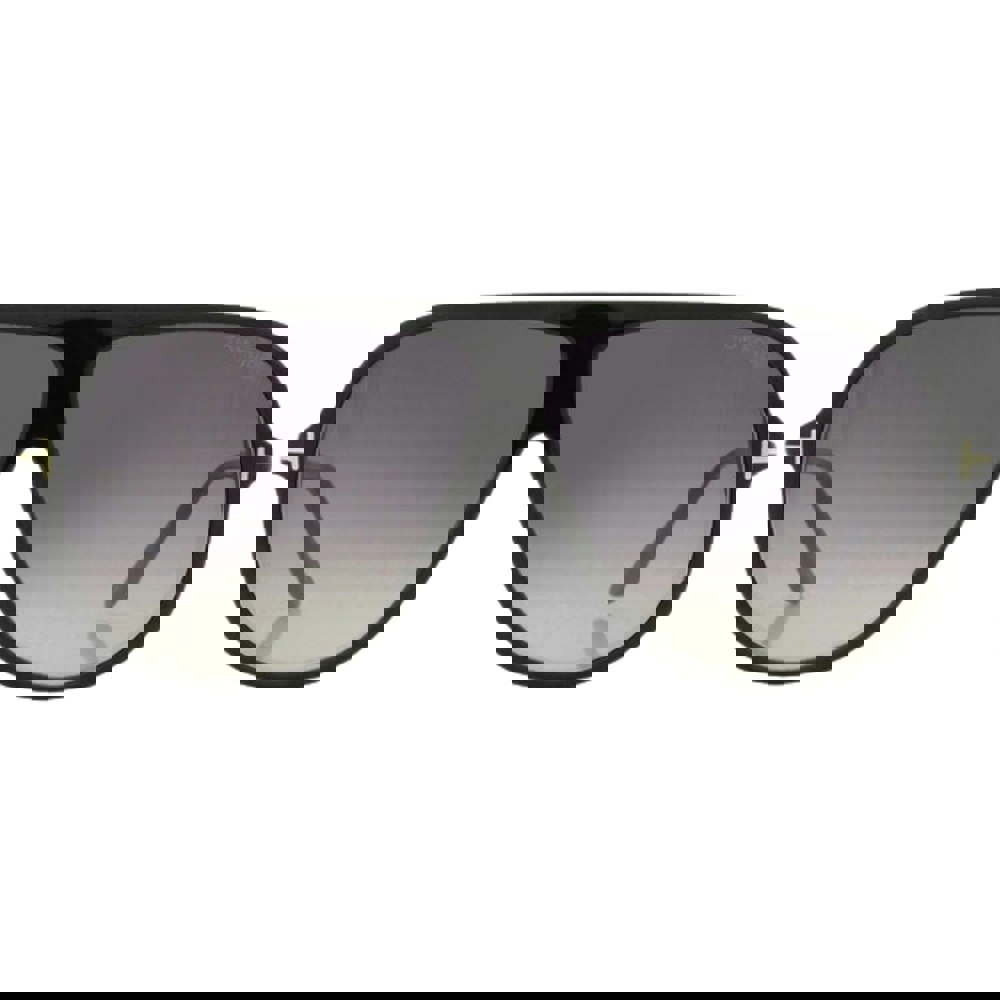 Tom Ford Spencer Gradient Smoke Lens Shiny Black Sunglasses One Size