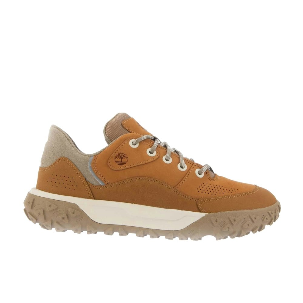 Timberland Mens Motion 6 Leather GreenStride Trainers - Wheat