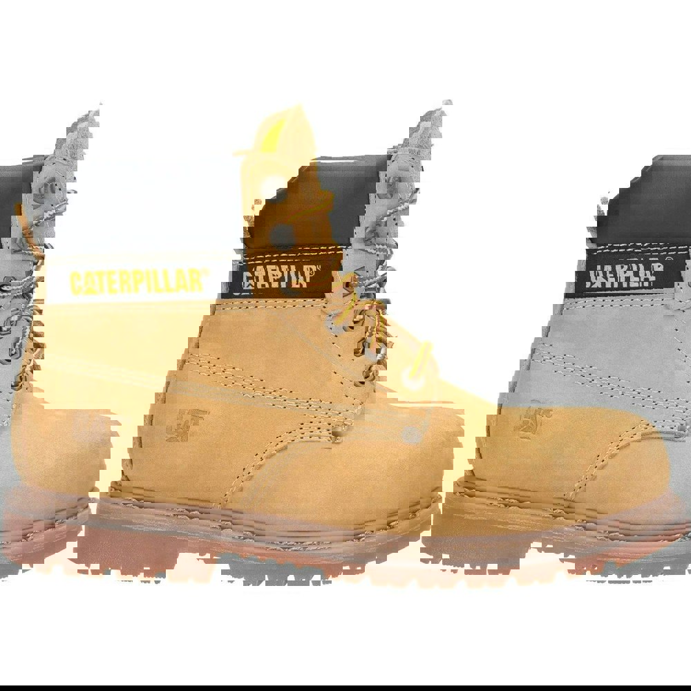 Caterpillar Mens Powerplant S3 Leather Safety Boots - Honey
