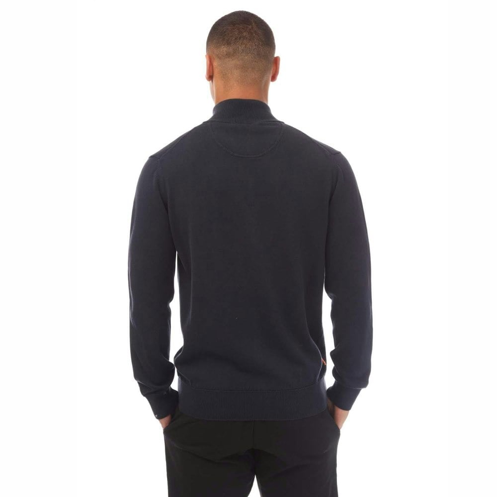 Timberland Mens Williams River Kennebec Cotton Full Zip Sweatshirt - Navy