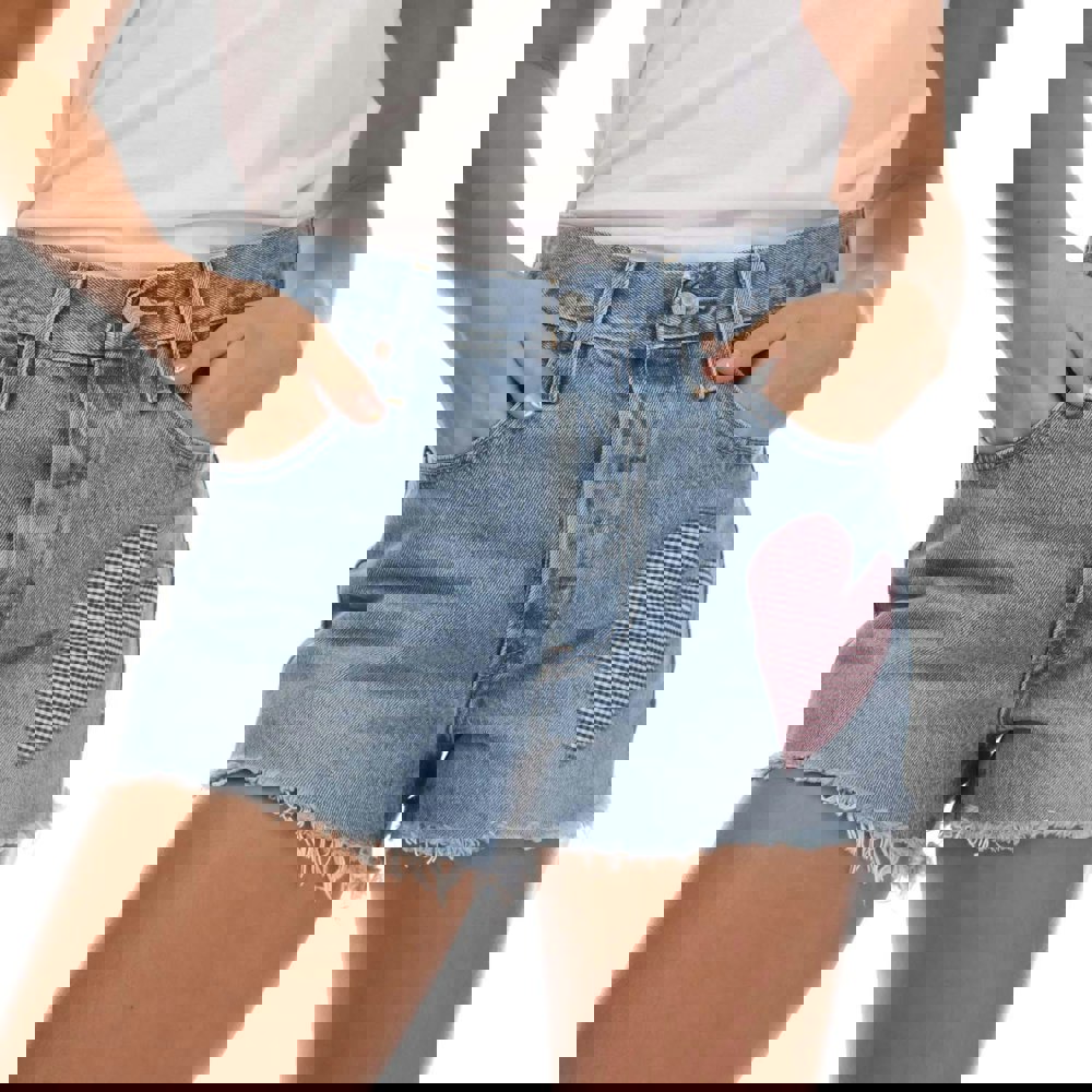 Levis Womens/Ladies 501 Original Shorts - Denim