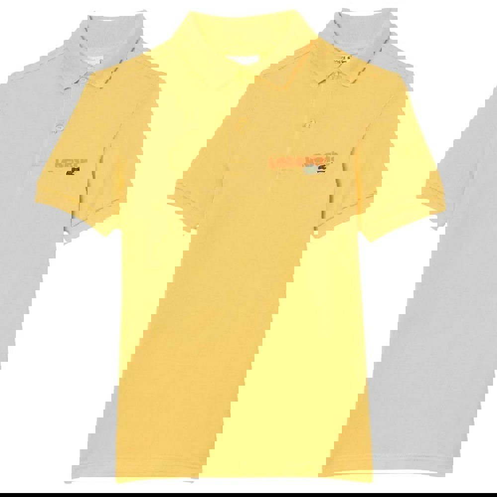 Lacoste Childrens/Kids Pique Polo Shirt - Yellow