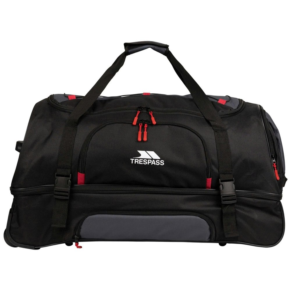Trespass Fero 100L Wheeled Duffel Bag - Black