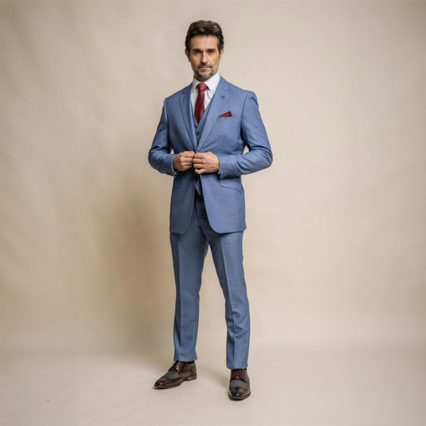 Bluejay Three Piece Suit Front