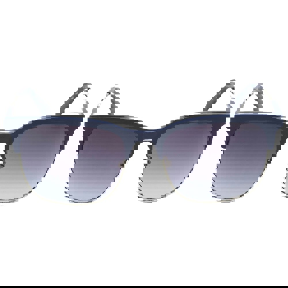 Guess Gradient Blue Lens Matte Blue Sunglasses One Size