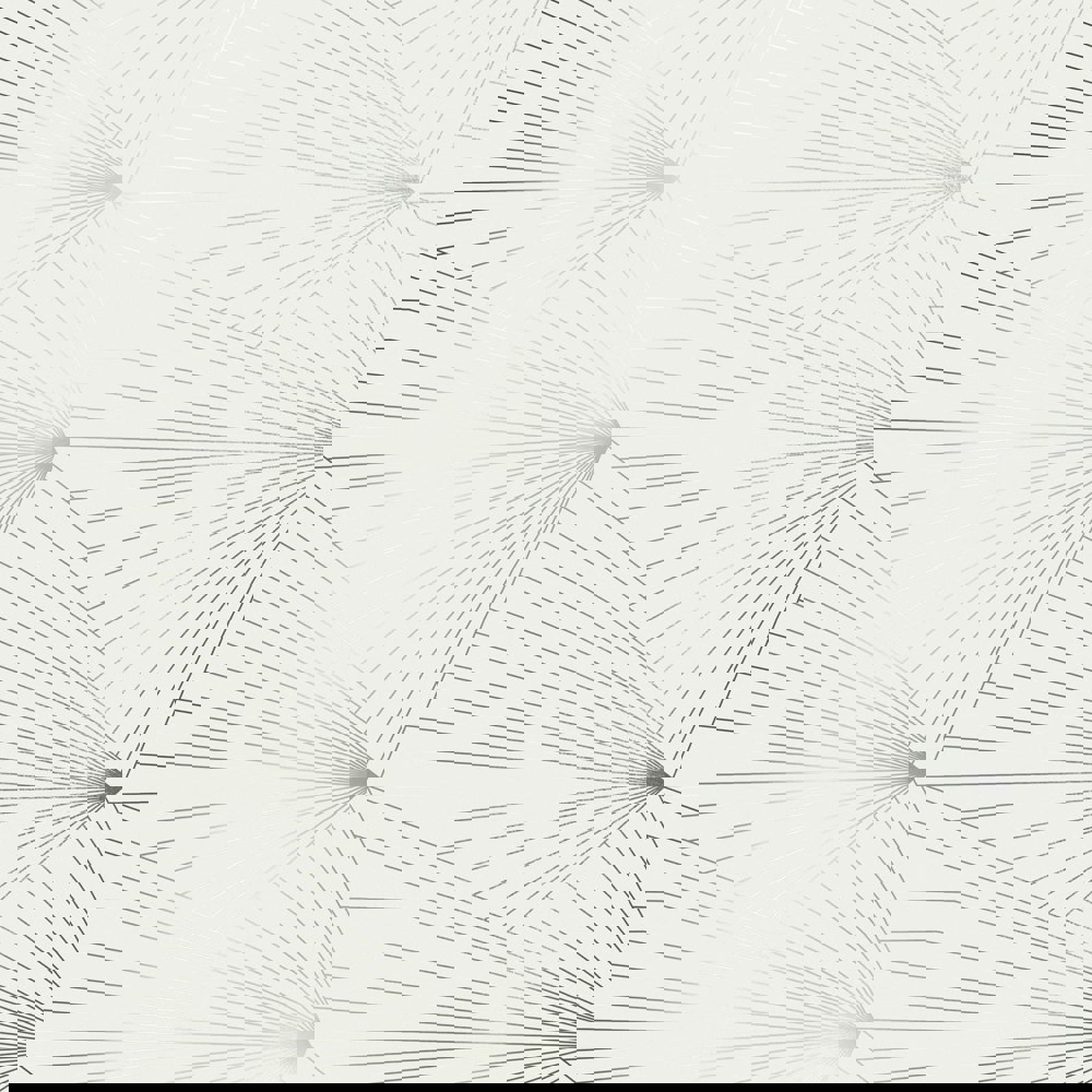 Fan pewter / white stone wallpaper by Erica Wakerly