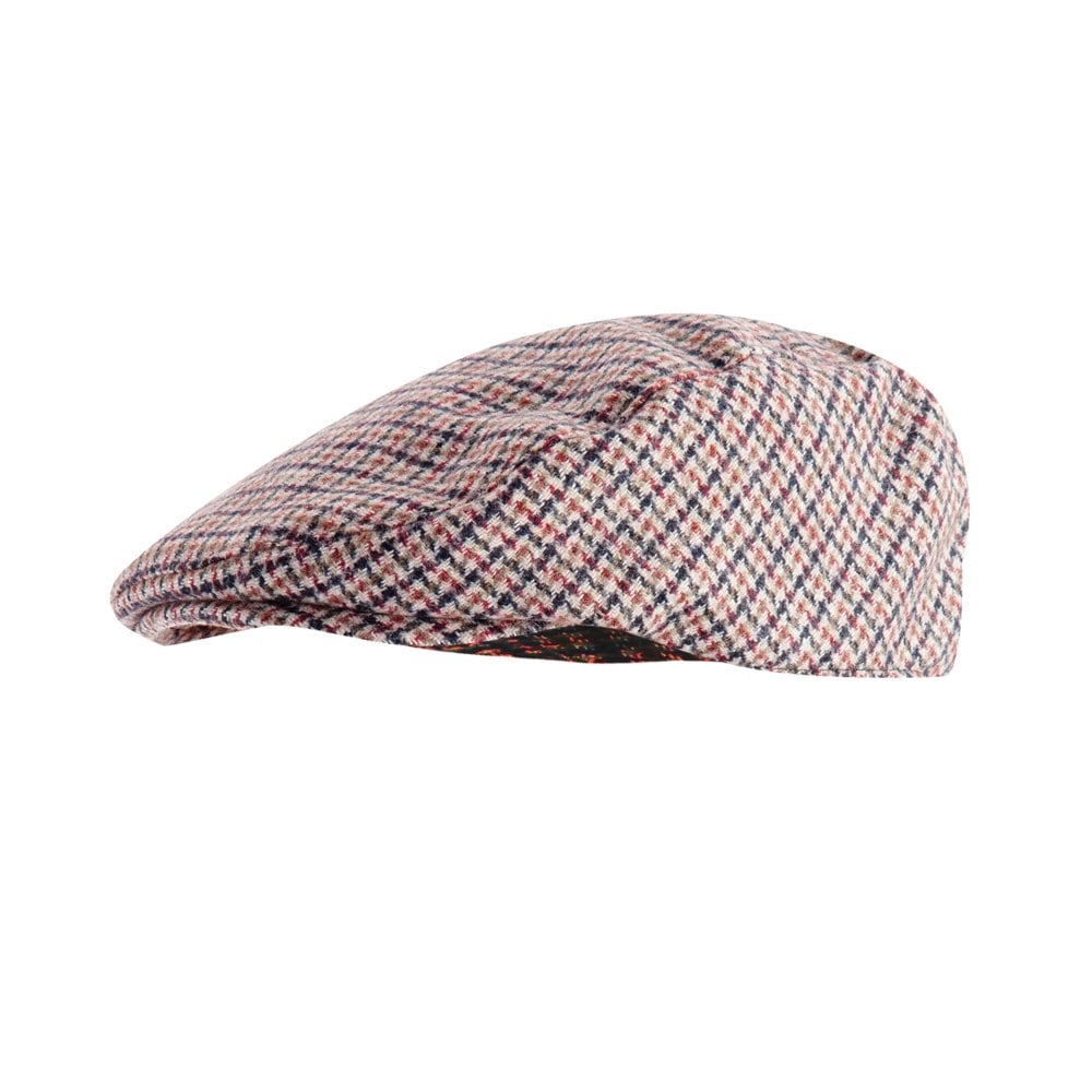 Universal Textiles Mens Tweed Wool Blend Flat Cap - Design 1