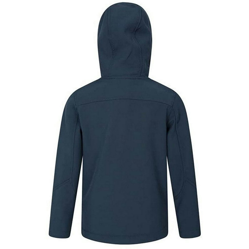 Mountain Warehouse Childrens/Kids Exodus Water Resistant Soft Shell Jacket - Navy